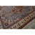 1940s 1940s Classic Blue Ground Medallion Vintage Isfahan Silk Foundation Carpet Rug For Sale - Image 5 of 9