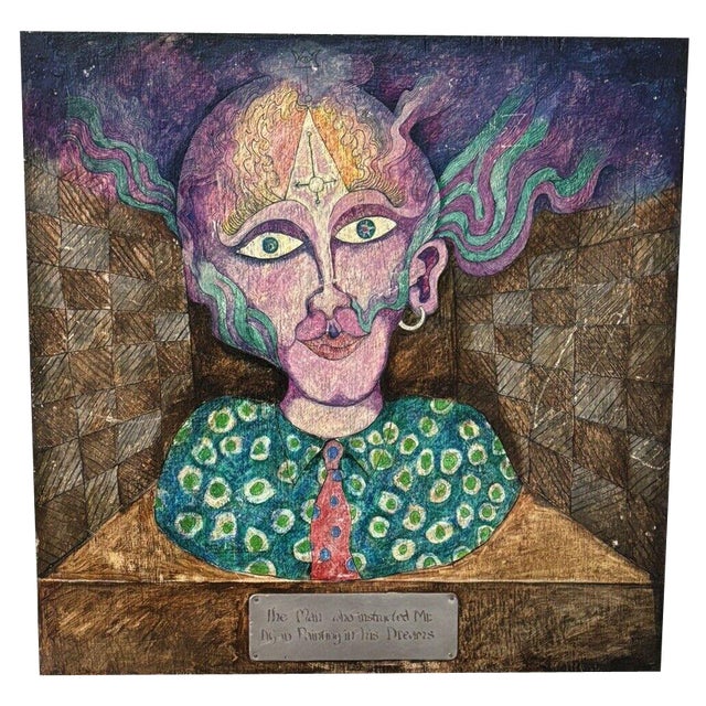 David Grimbleby, The Man That Instructed Mr DG in Painting in His Dreams, 1982, Painting For Sale