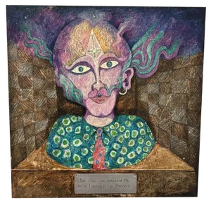 David Grimbleby, The Man That Instructed Mr DG in Painting in His Dreams, 1982, Painting