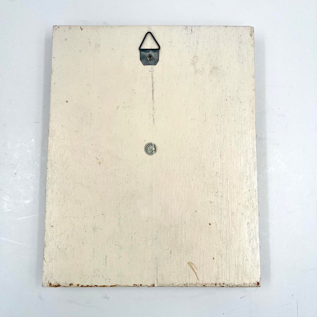 Vintage Shell Encrusted Mirror Antique White Shells For Sale - Image 10 of 12