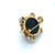 Metal Vintage Hammerman Brothers Diamond and Onyx Turtle Brooch, 18k Gold and Platinum For Sale - Image 7 of 8