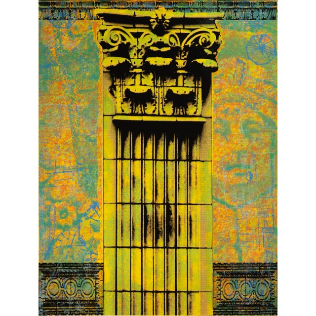 2000 - 2009 Judith Lipnik Perlow Column Series (Large I) 2003 Signed Serigraph on Paper For Sale - Image 5 of 6