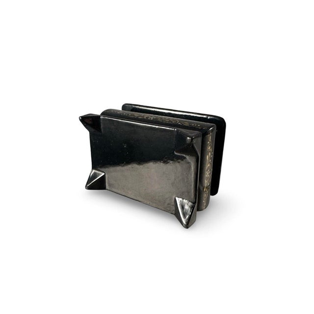 Paint 1980s Small Lacquer Box Winter Scene With Fish by Moroz For Sale - Image 7 of 8