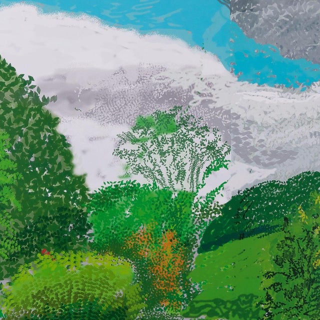 On the Hill Poster after David Hockney For Sale - Image 5 of 6