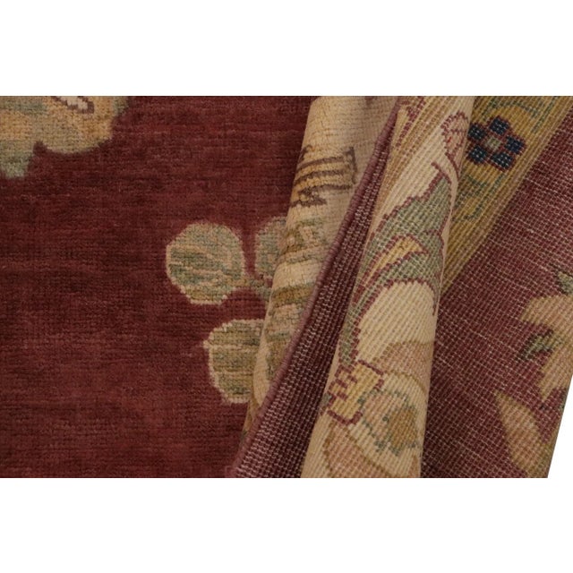 Textile Classic Ziegler Sienna Tan Hand-Knotted Wool Rug - 8'8'' X 11'2'' For Sale - Image 7 of 8