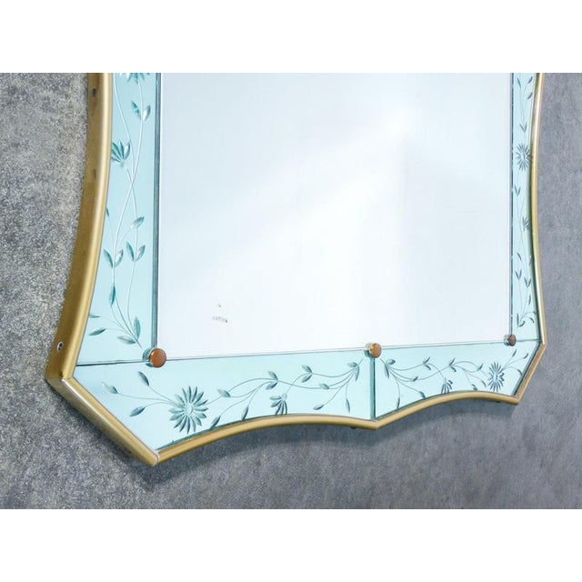 1950s Console Table with Mirror from Cristal Art, 1950s, Set of 2 For Sale - Image 5 of 18