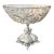 1970s Centerpiece Bowl With Sterling Silver Ben Yehuda Hazorfim Base For Sale