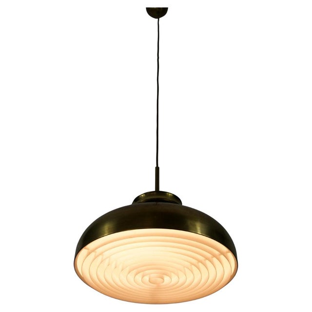Mid-Century Modern Danish Brass Pendant Lamp, 1970s For Sale - Image 15 of 15