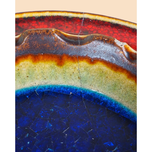 1960s Fat Lava Ashtray with Cracked Glass from Massive, 1960s For Sale - Image 5 of 10