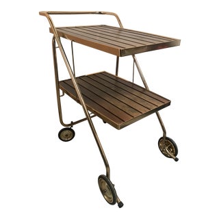Mid-Century Rid Jid Folding Bar Cart For Sale