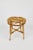 Elegant Italian Mid-Century Modern rattan and bamboo stool / bench / ottoman attributed Franco Albini. Made in Italy 1960s.