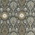 Sample - Schumacher Turkestan Embroidery Fabric in Charcoal For Sale