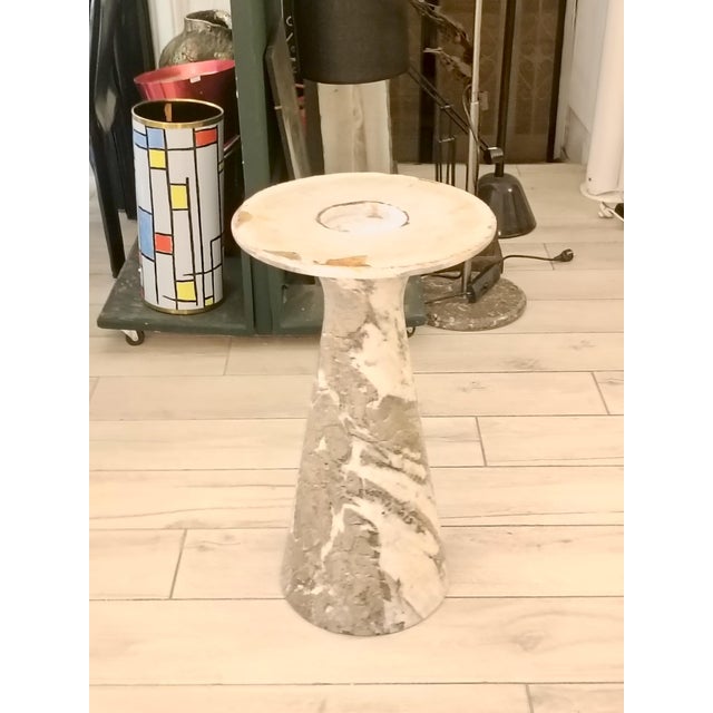 Mid-Century Modern M1 Round Marble Dining Table by Angelo Mangiarotti for Skipper, Italy, 1970s For Sale - Image 3 of 18