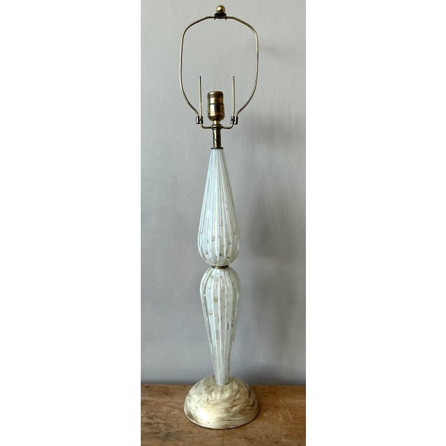 Vintage Italian Murano Glass Lamp For Sale - Image 4 of 6