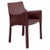 Mid-Century Cab 413 Chair in Saddle Leather & Steel from Mario Bellini For Sale - Image 11 of 11
