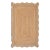 Light Blue Natural Jute Wave Scallop 12x15Ft. For Sale
