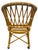 Late 20th Century Vintage McGuire Rattan Barrel Chairs on Casters – Set of 4 For Sale - Image 5 of 12