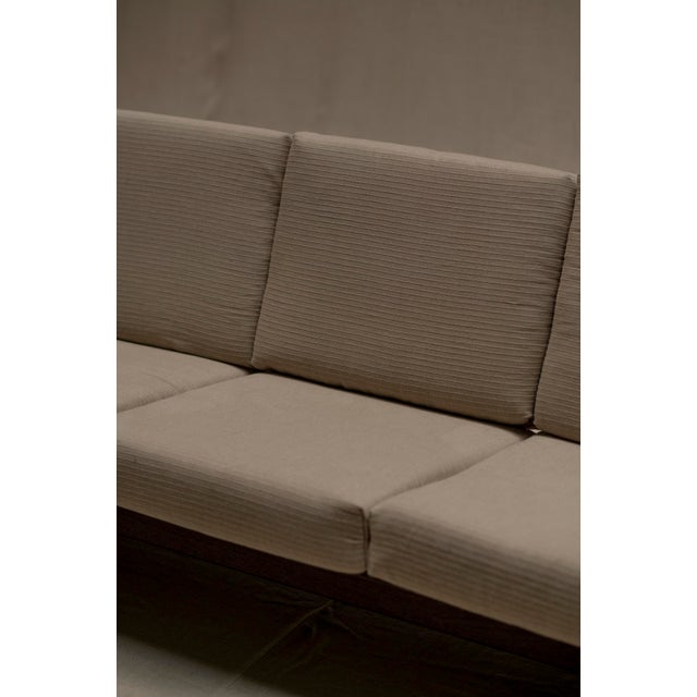 Mid-Century Modern Wengé Three-Seater Sofa, 1970s For Sale - Image 9 of 15