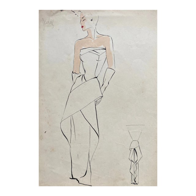 1950s Fashion Design by Jimmy Anderson For Sale