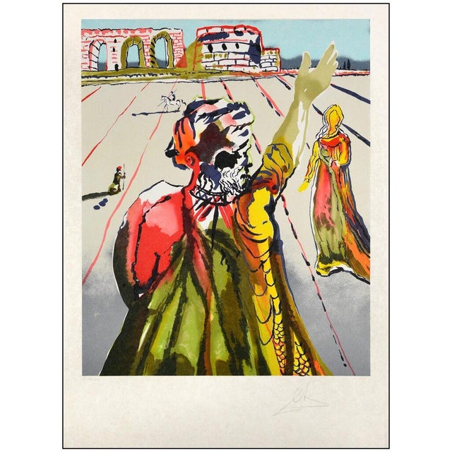 Salvador Dalí 1970s The Poet Advises The Maiden, Salvador Dalí For Sale - Image 4 of 7