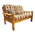 Mid 20th Century Scandinavian Brutalist Pine Sofa For Sale
