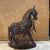 Mid 19th Century Mid 19th Century Hand Carved Wooden Horse With Intricate Detail For Sale - Image 5 of 5