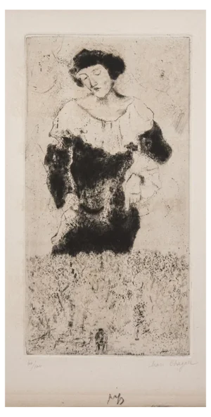 Marc Chagall, Bella, Etching, 1924