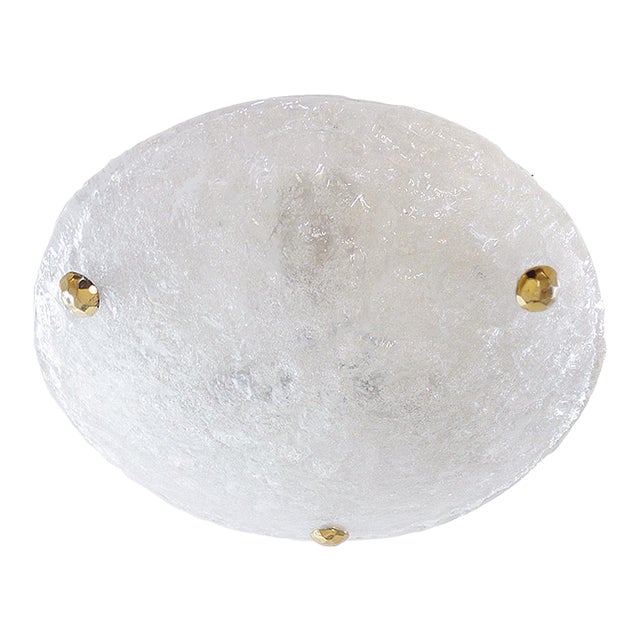 Murano Glass Flush Mount by Hillebrand, Germany, 1960s For Sale