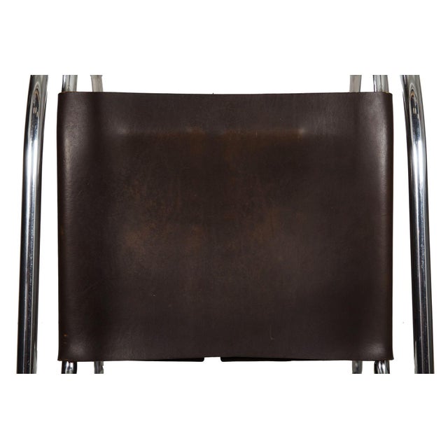 Pair of Vintage 1970s Mies Van Der Rohe Mr20 Leather and Chrome Armchairs For Sale - Image 17 of 18