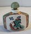 Vintage Hand Painted Chinese Porcelain Snuff Bottle With Jade Top For Sale - Image 4 of 7