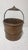 Oak and Iron Log Bin For Sale - Image 5 of 6