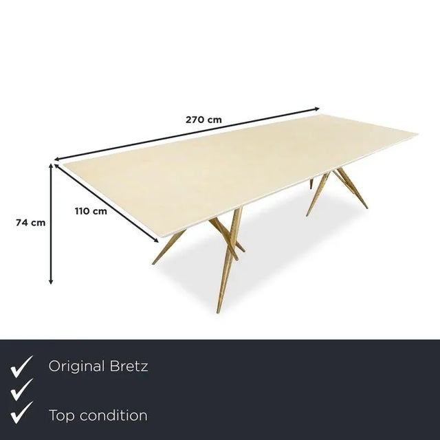 The elegant Bretz Ohlinda dining table impresses with its exceptional design and high-quality craftsmanship. The MDF...