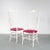 A beautiful pair of white wooden chairs in a highly recognizable Italian style. Manufactured by Chiavari. The chairs have...