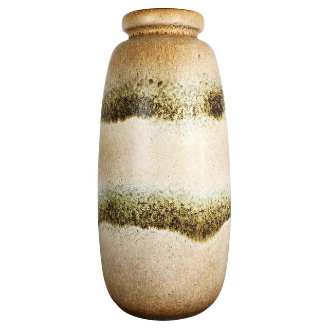 Large Fat Lava Multi-Color 284-47 Pottery Floor Vase from Scheurich, 1970s For Sale