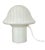 Original Glass Mushroom Zebrano Desk Light No2 attributed to Peill & Putzler, Germany, 1970s For Sale