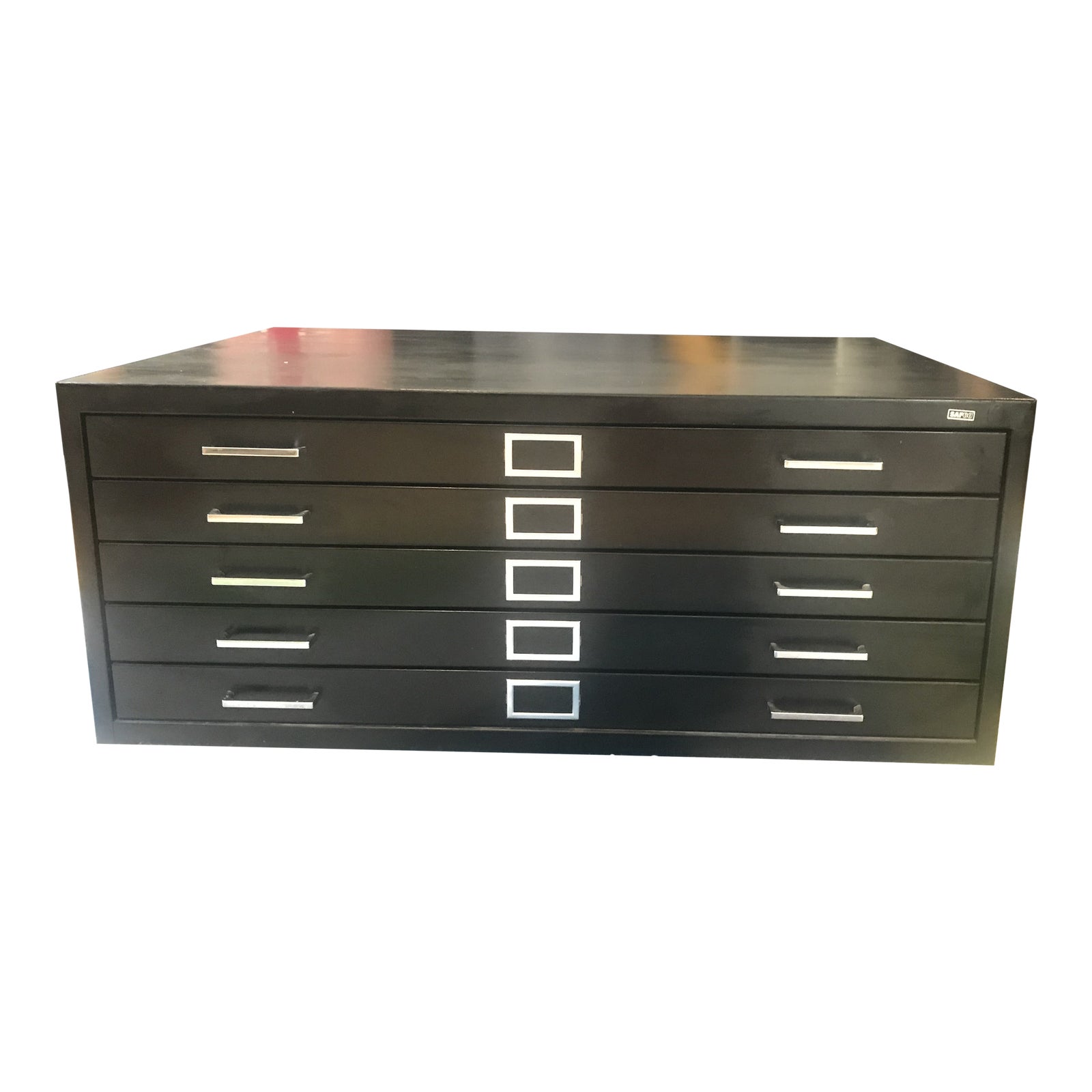 Safco Black 5 Drawer Steel Flat File Chairish