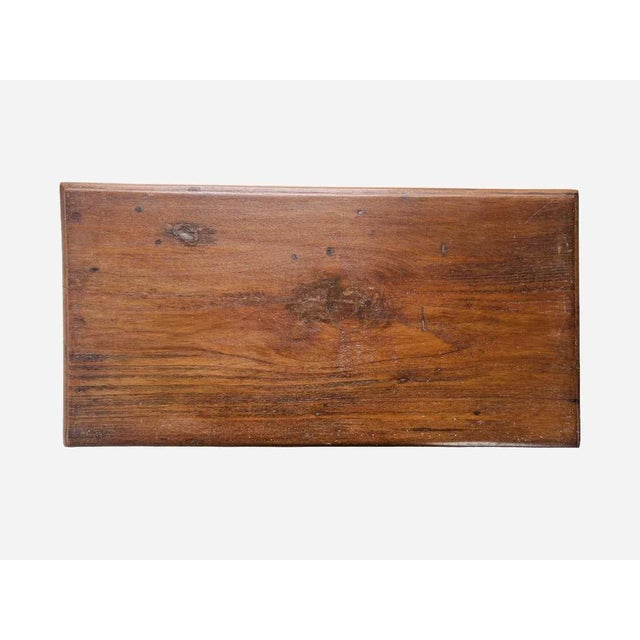 Merchants Chest on Wheels in Carved and Painted Wood For Sale - Image 9 of 11