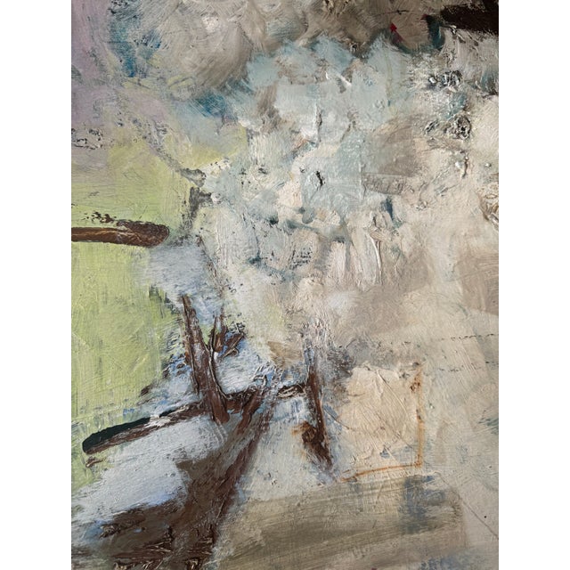 Sculpture Materials 1960s Abstract Mixed-Media Painting For Sale - Image 7 of 13