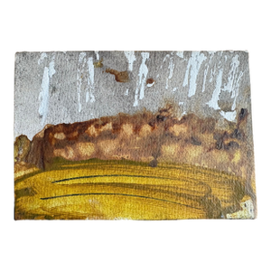 Vintage Juliet Holland Abstract Painting “Sounds of Summer” on Canvas