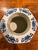 1970s Blue and White Octagonal Lidded Jar For Sale - Image 4 of 7