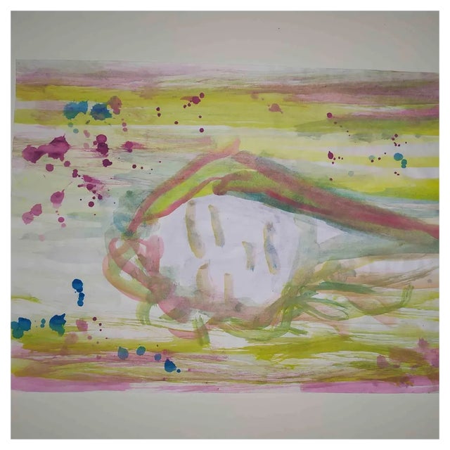 Contempologyc, Sweet Zen, Original Tempera on Paper, 2020 For Sale