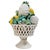 Italian Mid-Century Italian Majolica Lemons & Pineapples Topiary Centerpiece For Sale - Image 3 of 12
