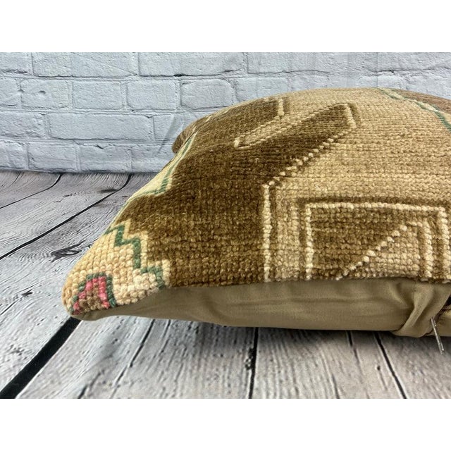 20 x 20 Rug Pillow Ethereal Reverie Turkish Pillow Cushion Cover For Sale - Image 4 of 4