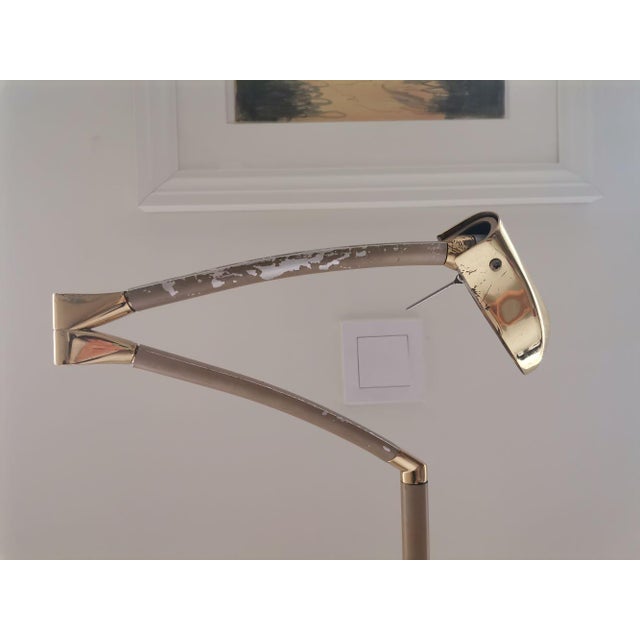 Vintage Adjustable Swing Arm Floor Lamp, 1970s For Sale - Image 10 of 18