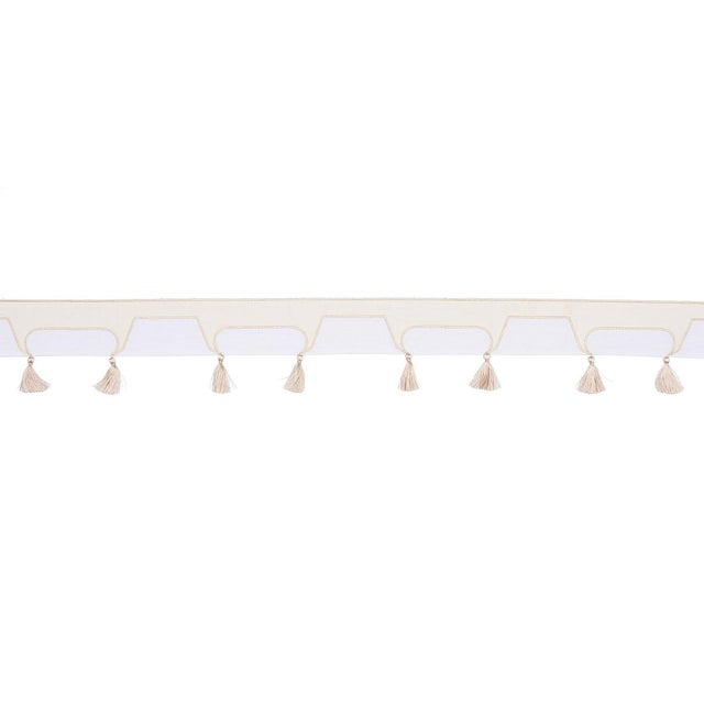 Silken tassels jauntily swing from the corners of Pagoda Tape’s stylized suggestion of a roofline. Designed by David...