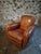 Vintage Leather Club Chair, France, 1940s-1950s For Sale - Image 9 of 18