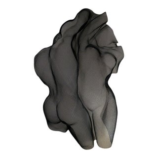 Eric Boyer "Ascension Xviii" Steel Wire Mesh Wall Sculpture – 45" Contemporary Wall Art For Sale