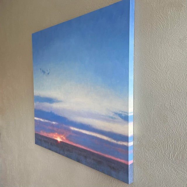 Western Landscape Painting - Montana Big Sky Winter Sunset by James Bason For Sale - Image 11 of 12