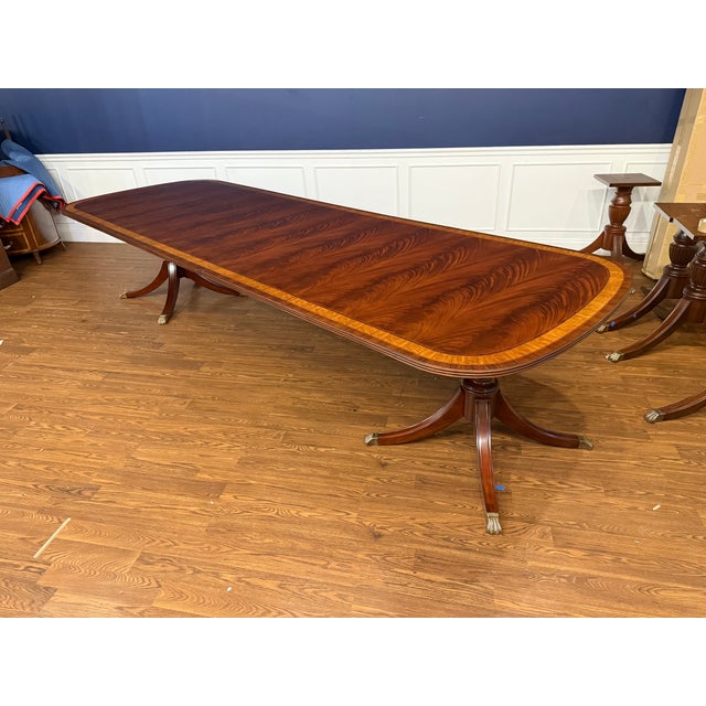 This is Leighton Hall’s most popular dining table. It is the LH-7-3L. This table has Leighton Hall a gently hand steel...
