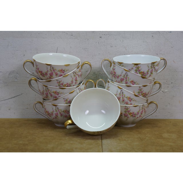 Mid 20th Century Theodore Haviland American New York Vareene Rose China Dinnerware Set - 77 Pcs For Sale - Image 9 of 18